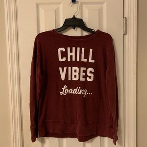 Soft long sleeved T-shirt.